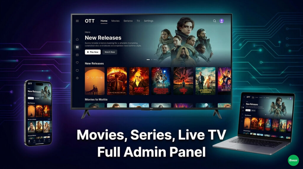 Premium OTT Streaming App — Custom Video Platform